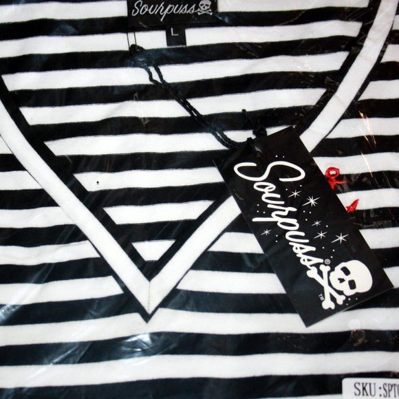 NWT Sourpuss Anchor T-Shirt - Picture 4 of 4